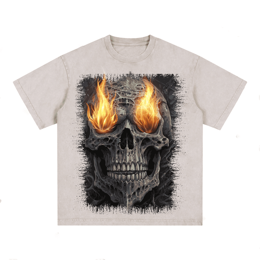 "SKULL" Style Short-Sleeved T-Shirt