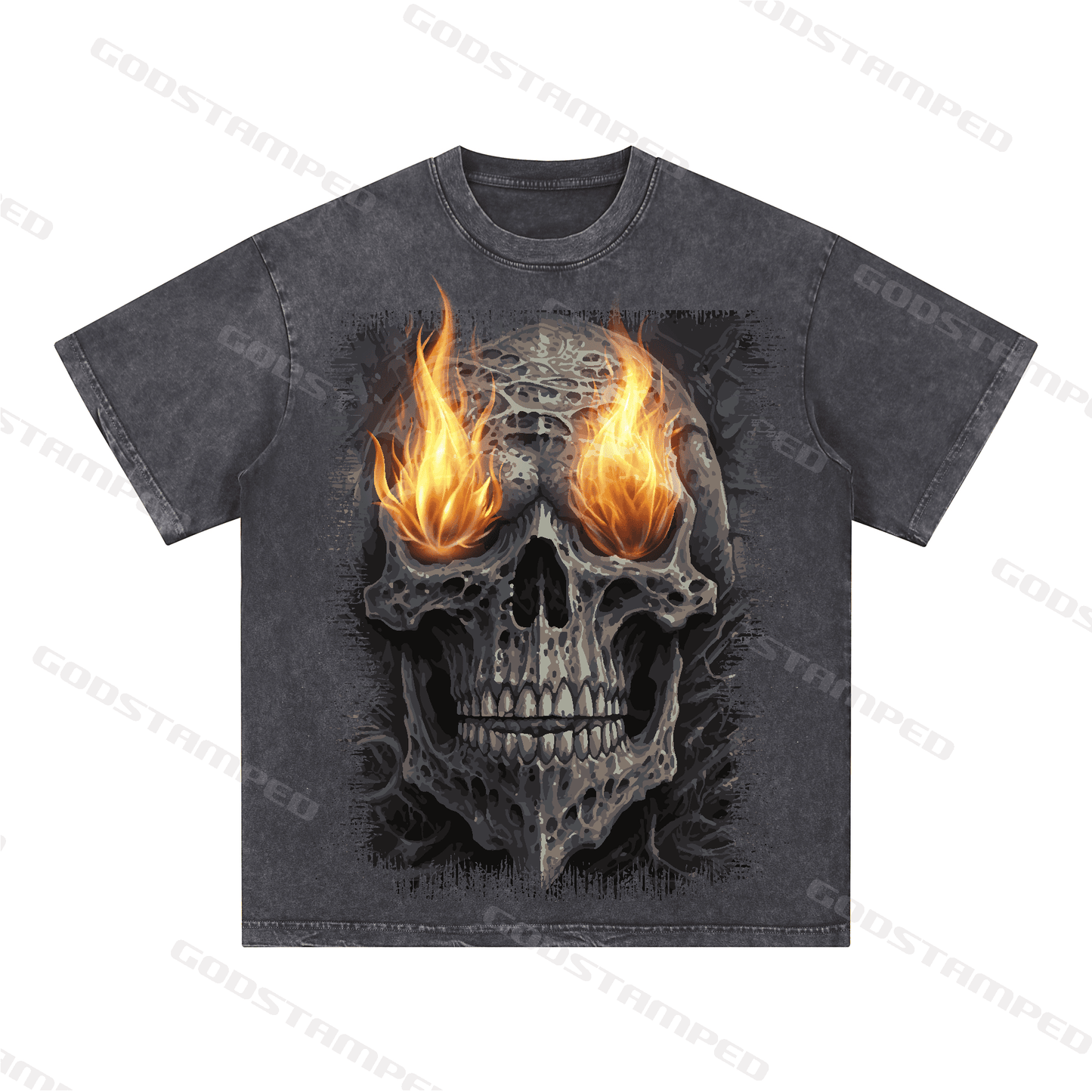 "SKULL" Style Short-Sleeved T-Shirt