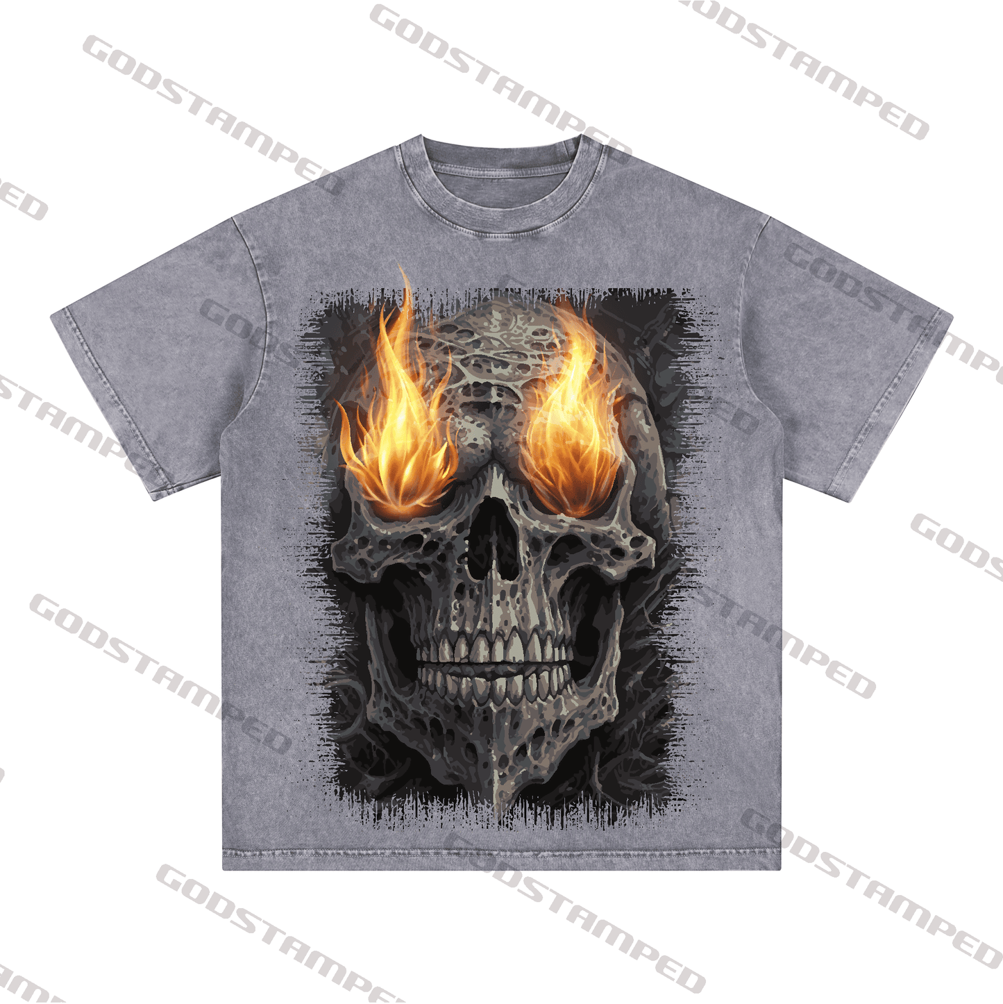"SKULL" Style Short-Sleeved T-Shirt