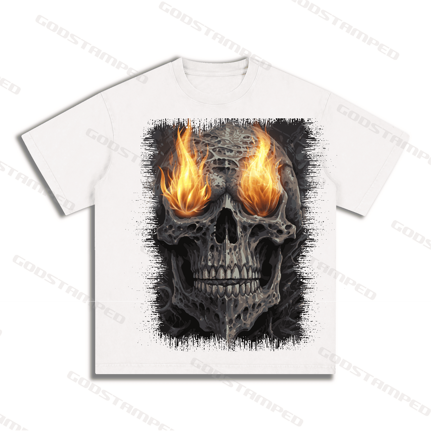 "SKULL" Style Short-Sleeved T-Shirt