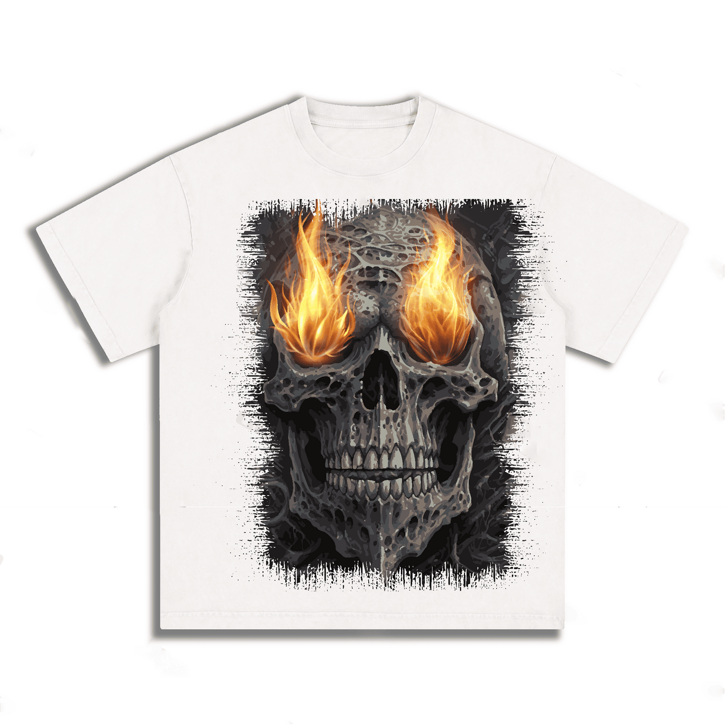 "SKULL" Style Short-Sleeved T-Shirt