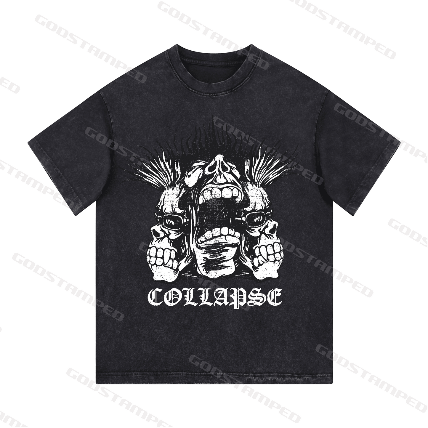 "SKULL" Style Short-Sleeved T-Shirt