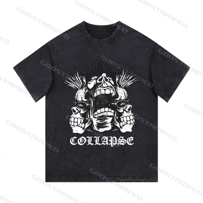 "SKULL" Style Short-Sleeved T-Shirt