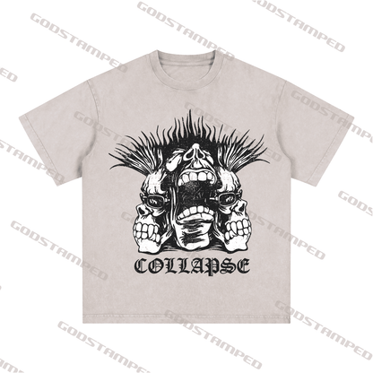 "SKULL" Style Short-Sleeved T-Shirt