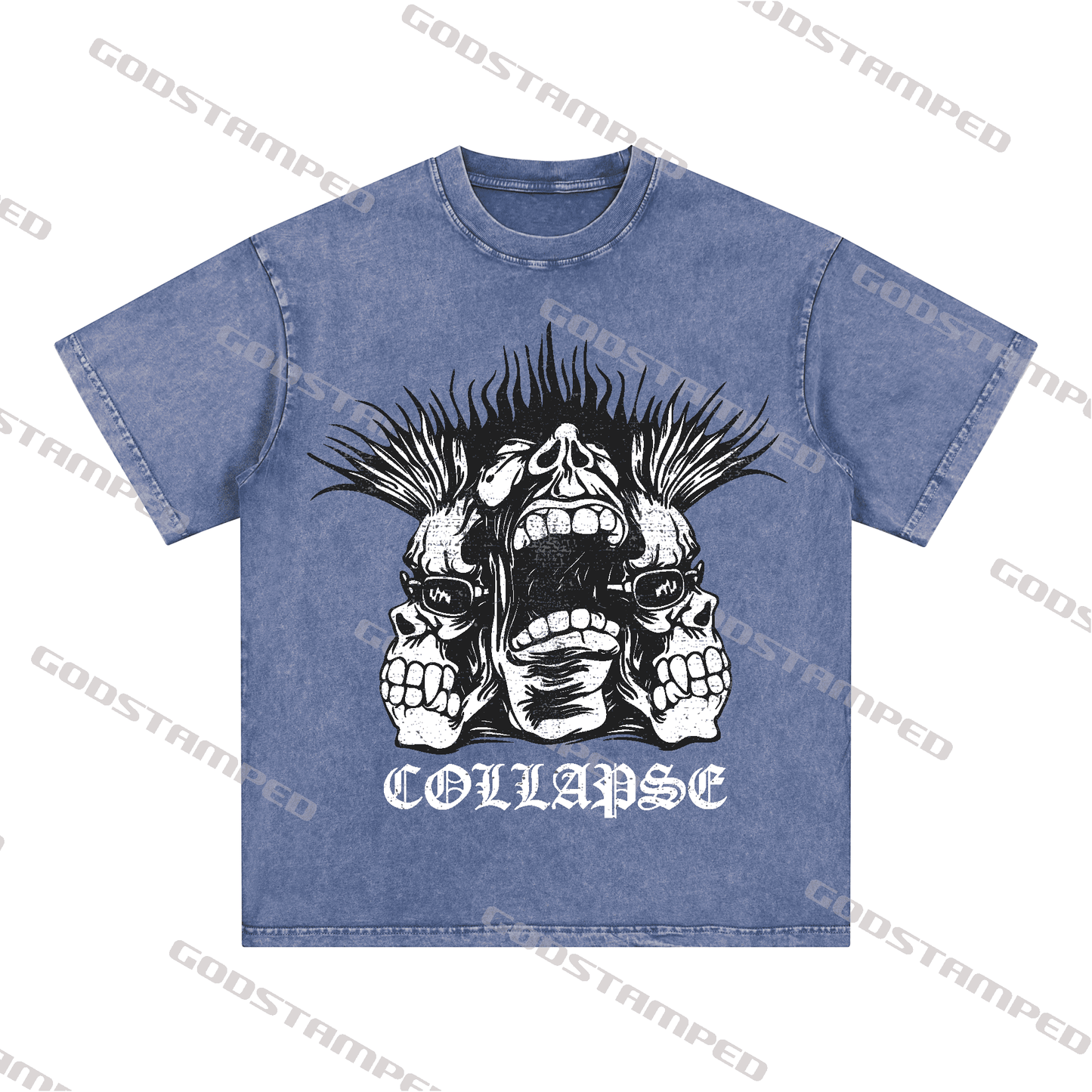 "SKULL" Style Short-Sleeved T-Shirt