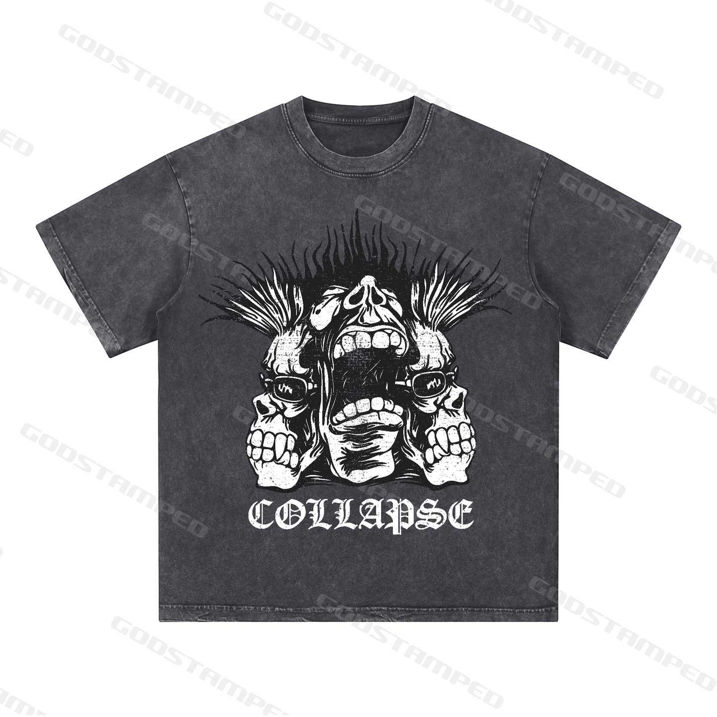 "SKULL" Style Short-Sleeved T-Shirt