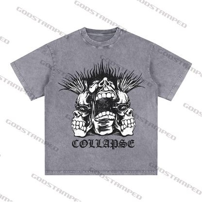 "SKULL" Style Short-Sleeved T-Shirt