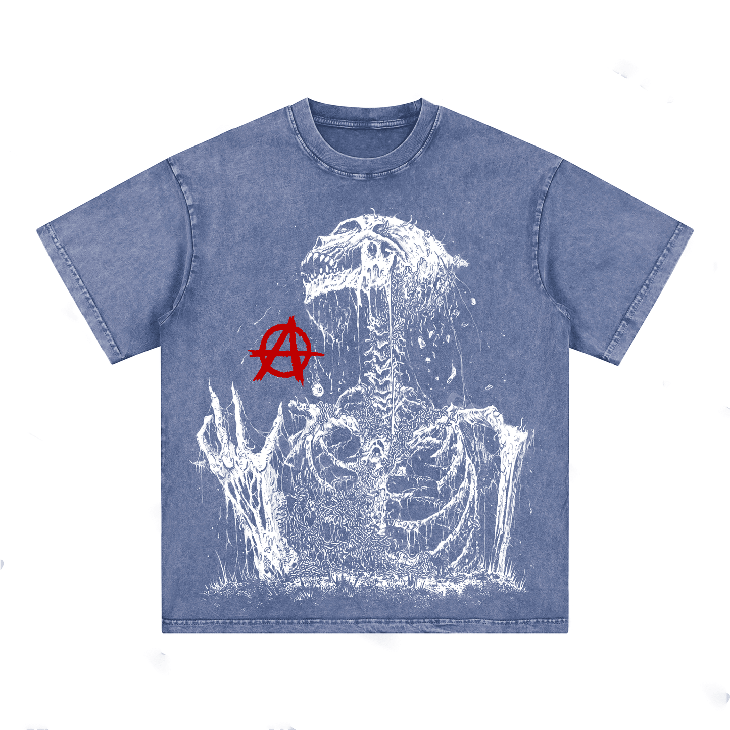 "SKULL" Style Short-Sleeved T-Shirt