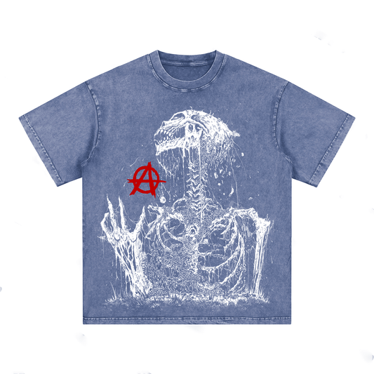 "SKULL" Style Short-Sleeved T-Shirt