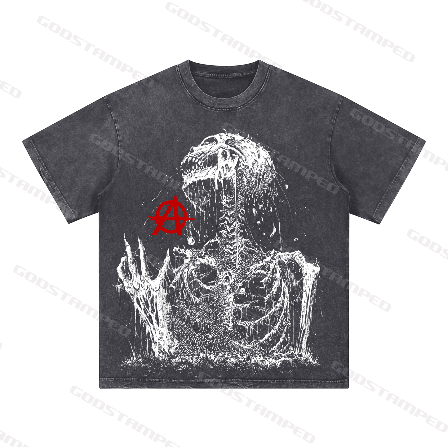 "SKULL" Style Short-Sleeved T-Shirt