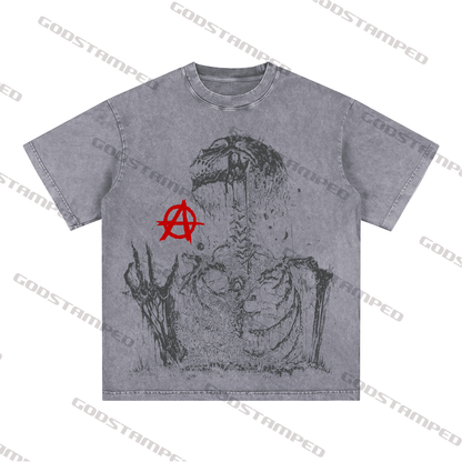 "SKULL" Style Short-Sleeved T-Shirt
