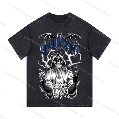 "SKULL" Style Short-Sleeved T-Shirt