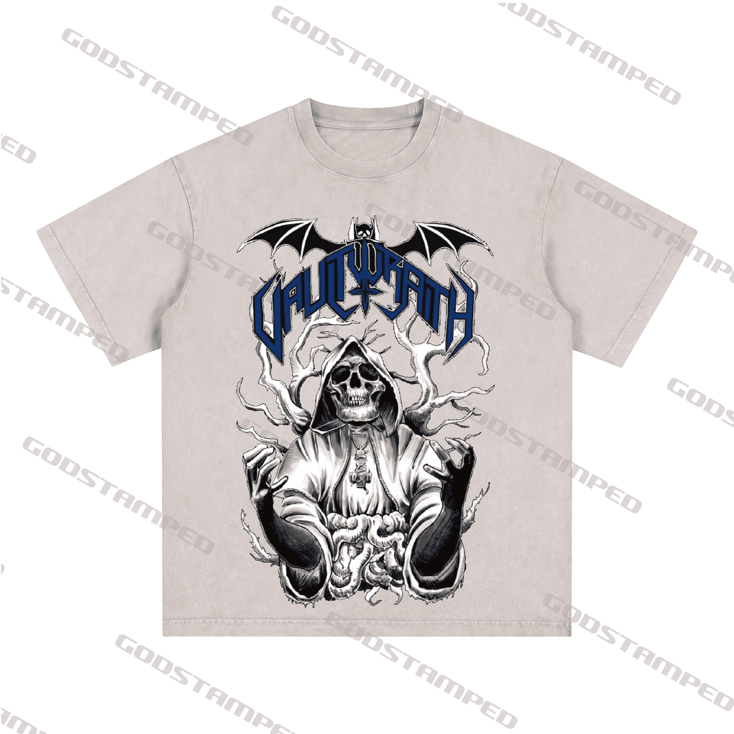 "SKULL" Style Short-Sleeved T-Shirt