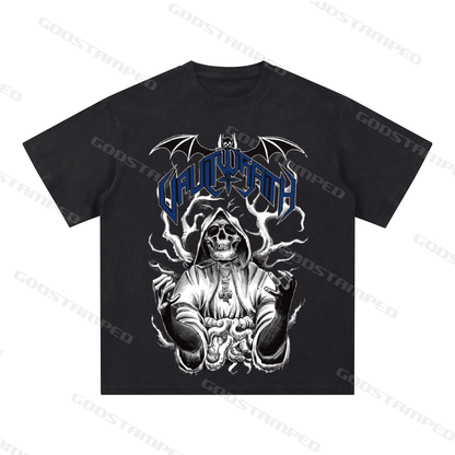 "SKULL" Style Short-Sleeved T-Shirt