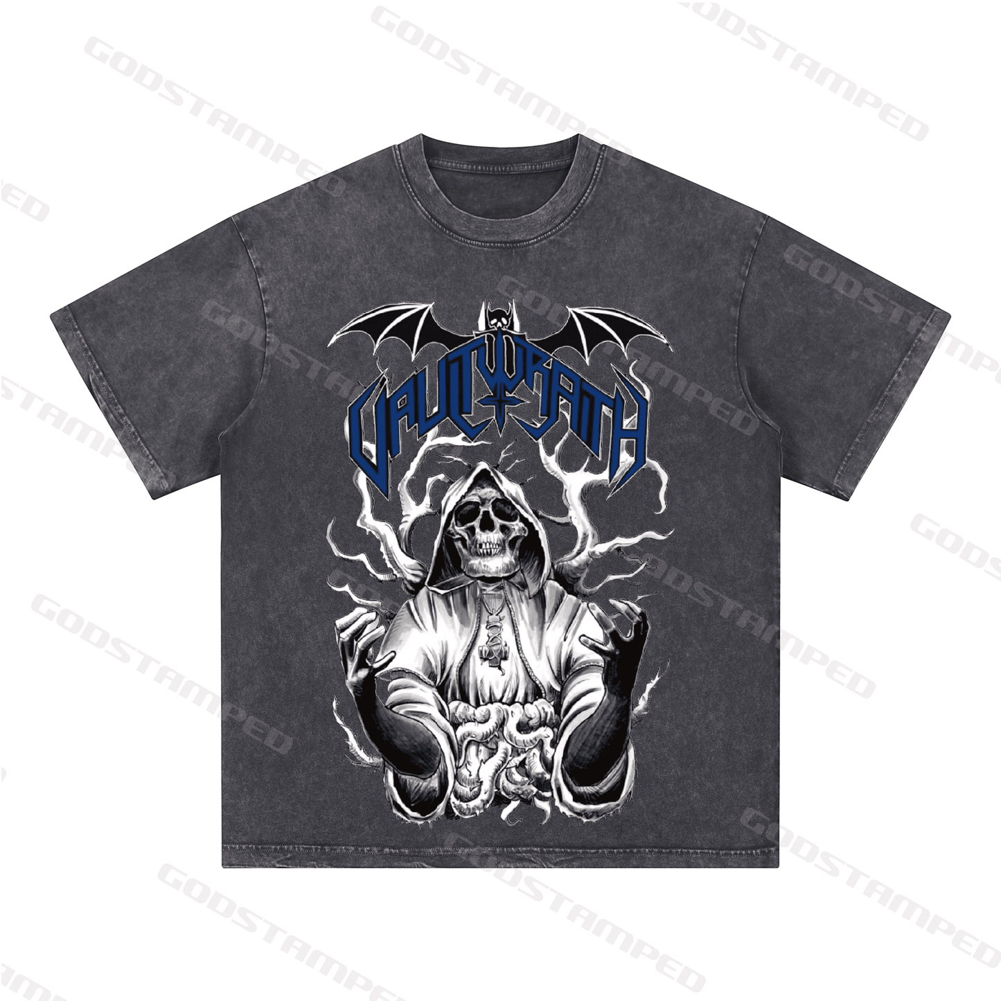 "SKULL" Style Short-Sleeved T-Shirt