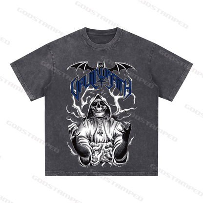 "SKULL" Style Short-Sleeved T-Shirt
