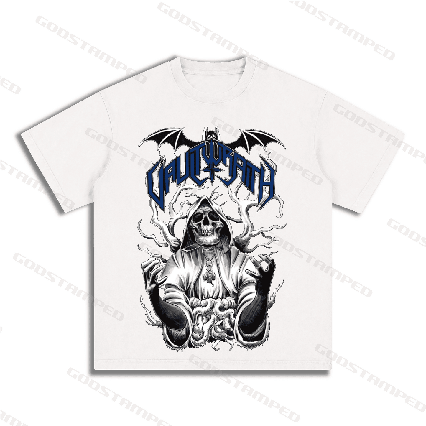 "SKULL" Style Short-Sleeved T-Shirt