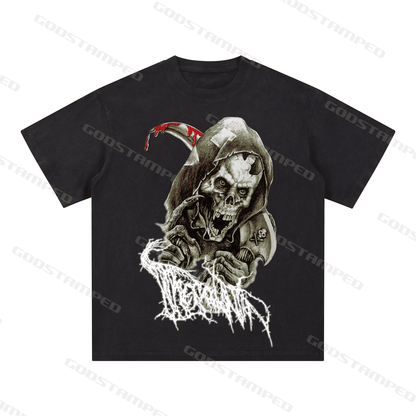 "SKULL" Style Short-Sleeved T-Shirt