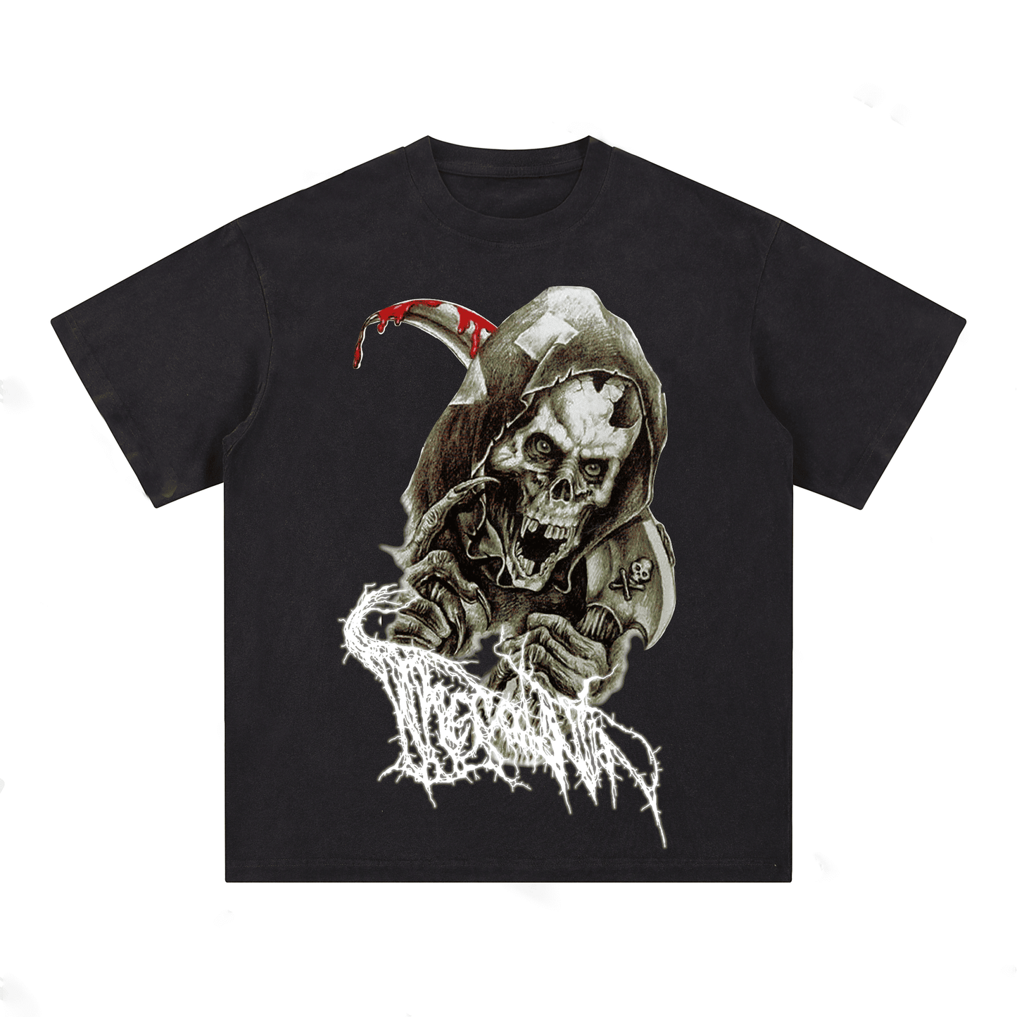 "SKULL" Style Short-Sleeved T-Shirt