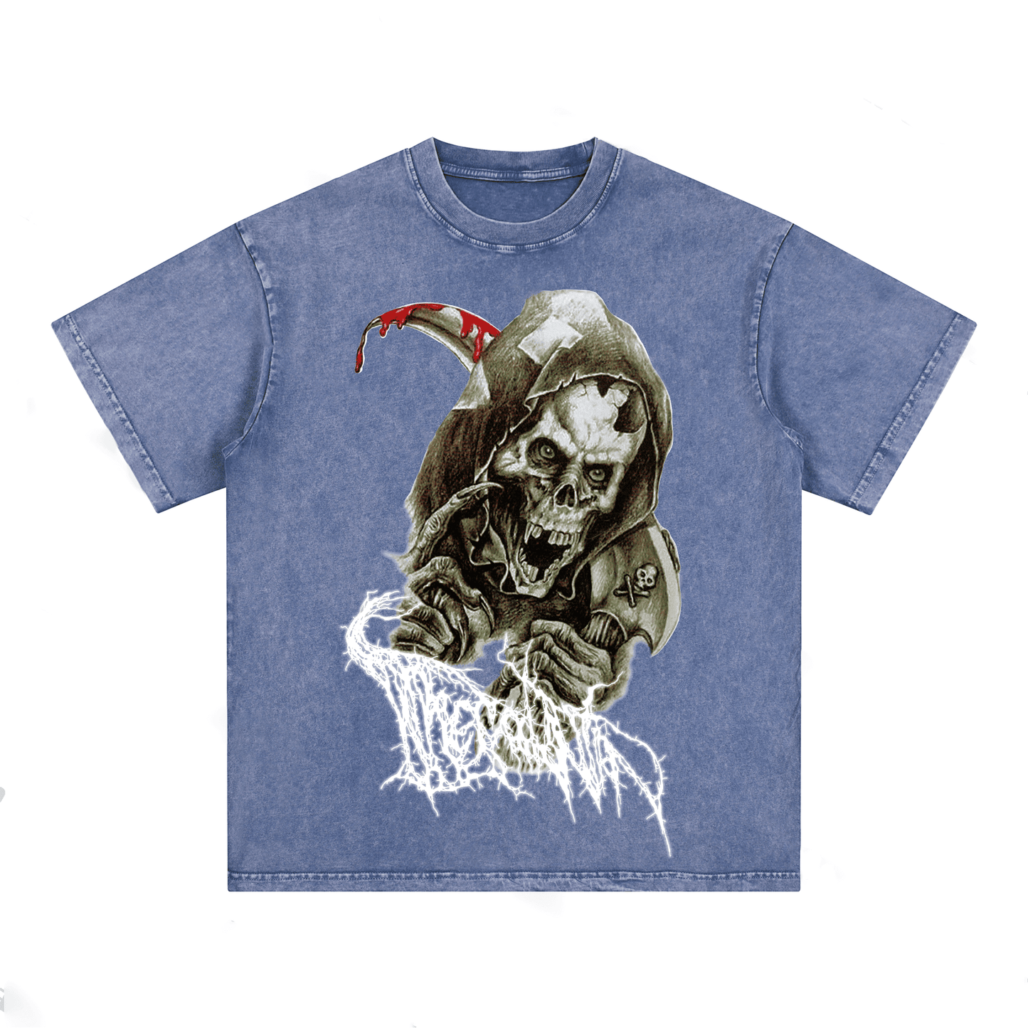 "SKULL" Style Short-Sleeved T-Shirt