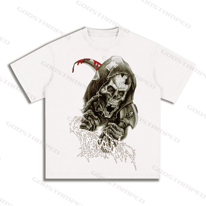 "SKULL" Style Short-Sleeved T-Shirt