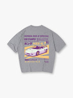 Vintage NSX-R JDM Sports Car Back Print T-Shirt Japanese Automotive Graphic Streetwear Tee