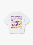 Vintage NSX-R JDM Sports Car Back Print T-Shirt Japanese Automotive Graphic Streetwear Tee