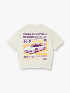 Vintage NSX-R JDM Sports Car Back Print T-Shirt Japanese Automotive Graphic Streetwear Tee