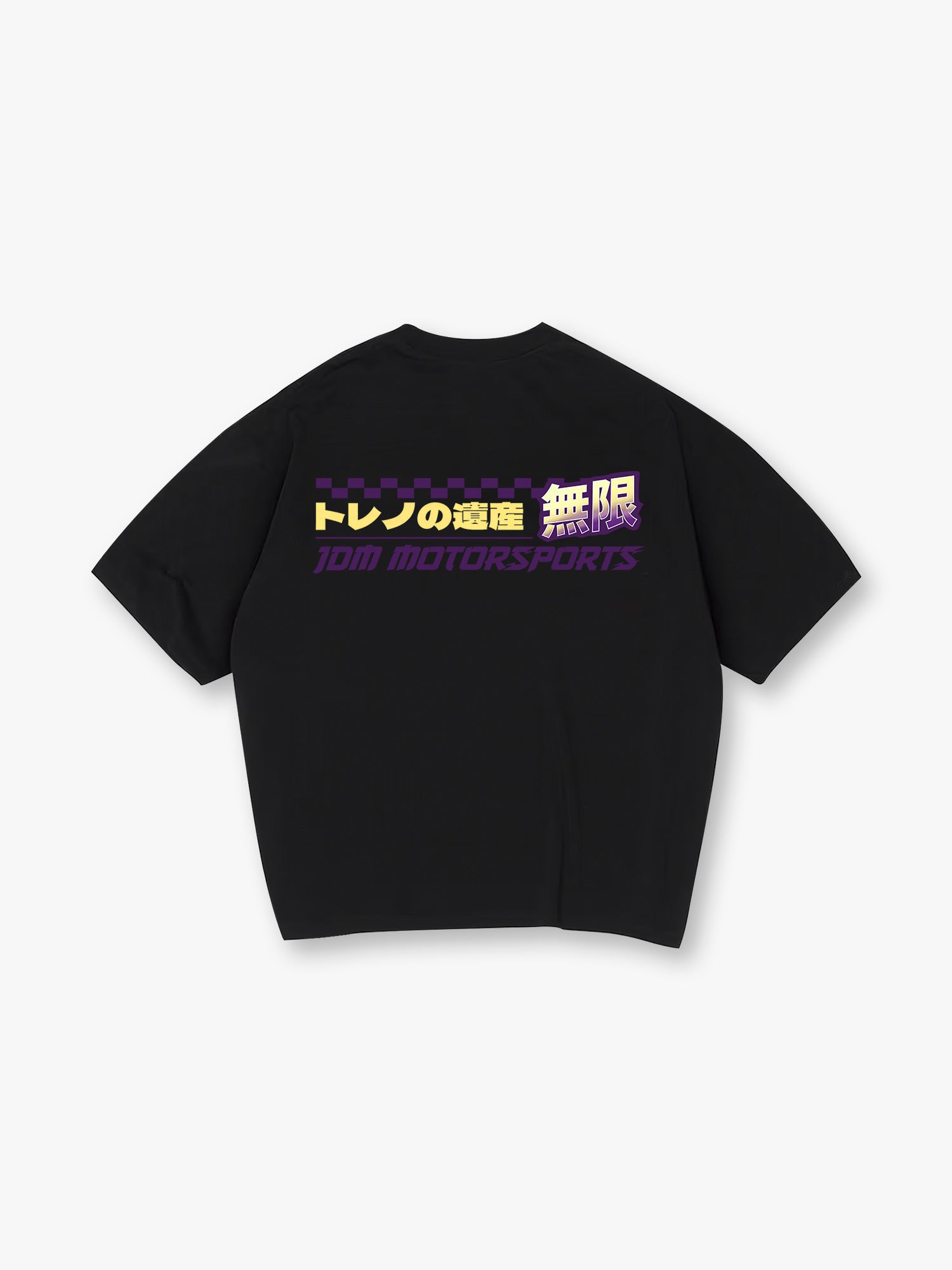 Retro print T-shirt, Japanese street style T-shirt