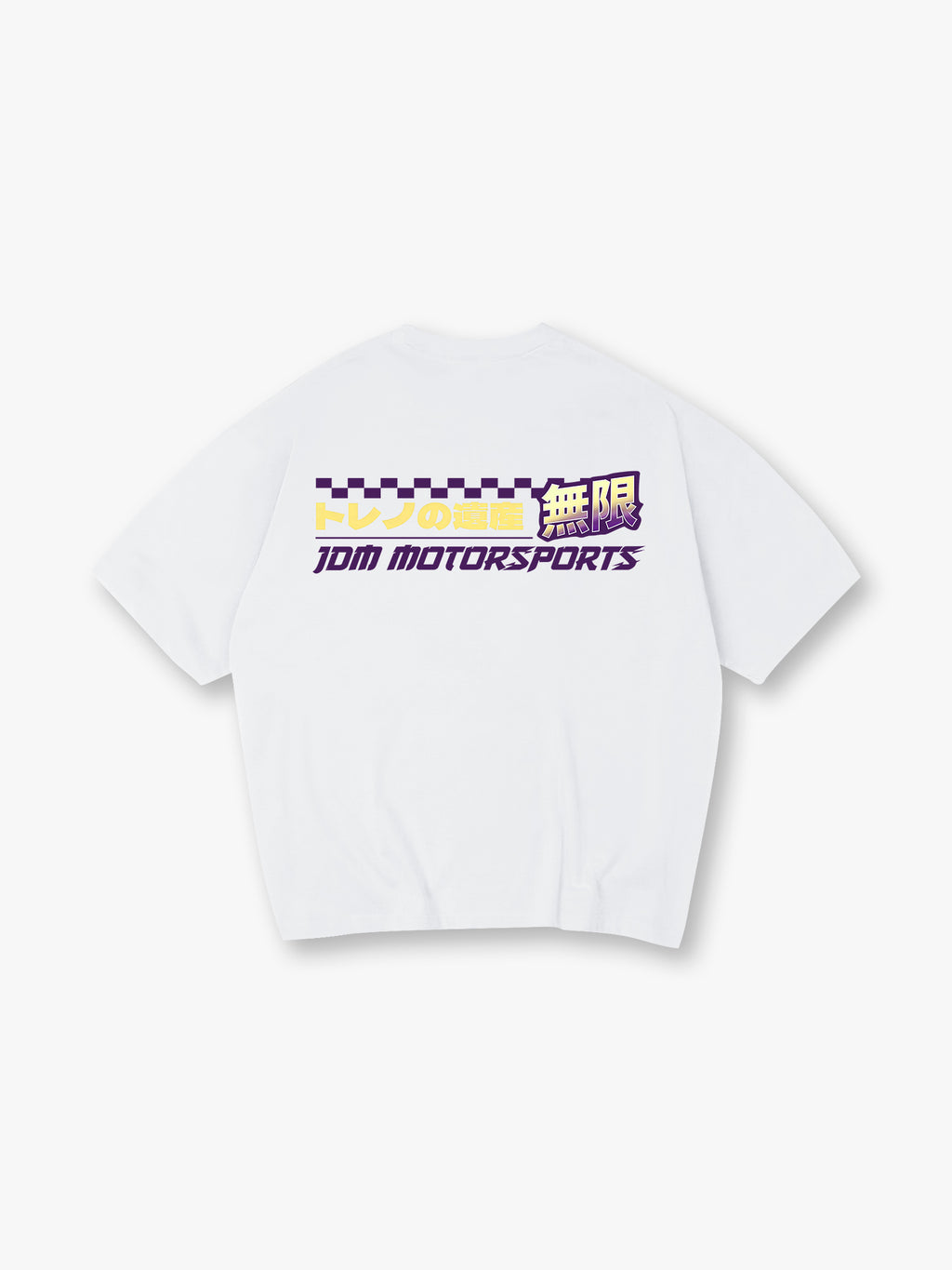 Retro print T-shirt, Japanese street style T-shirt