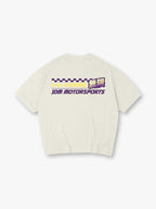 Retro print T-shirt, Japanese street style T-shirt