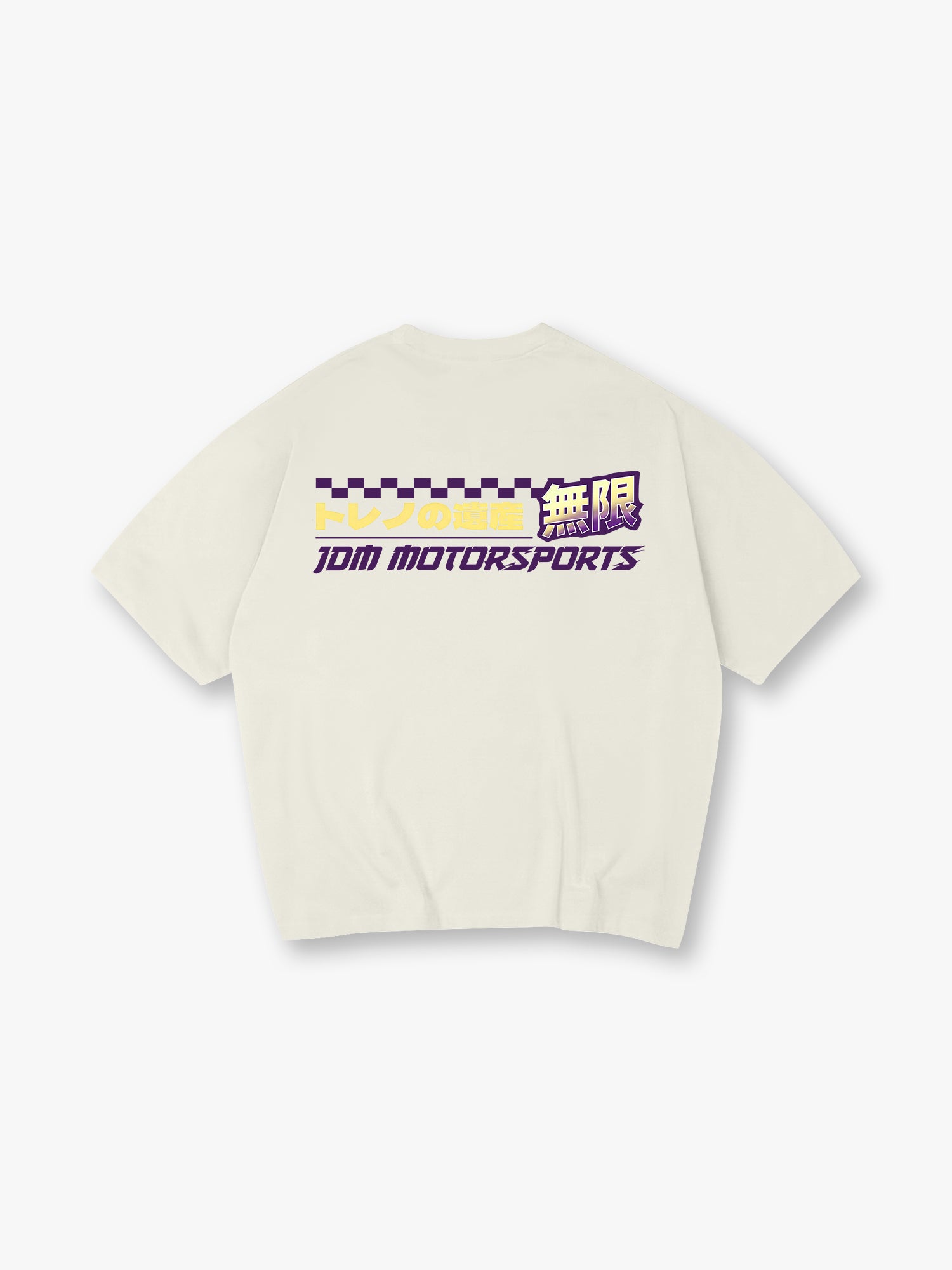 Retro print T-shirt, Japanese street style T-shirt