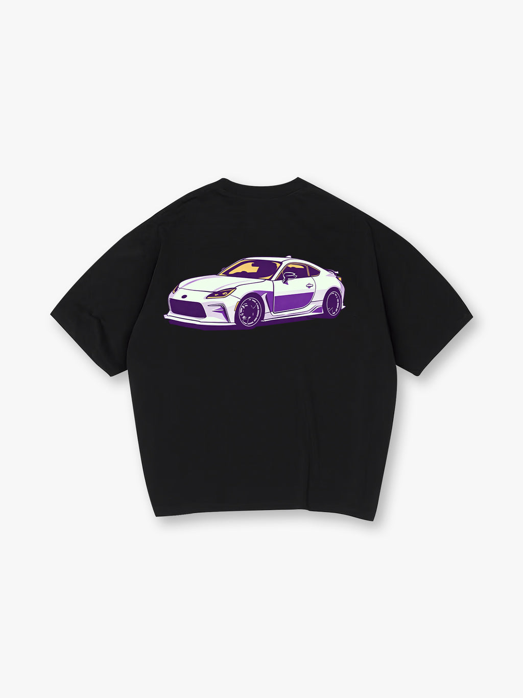 JDM Legends Japanese Modified Car Graphic T-Shirt, Drift Racing Street Style Short-Sleeve T-Shirt