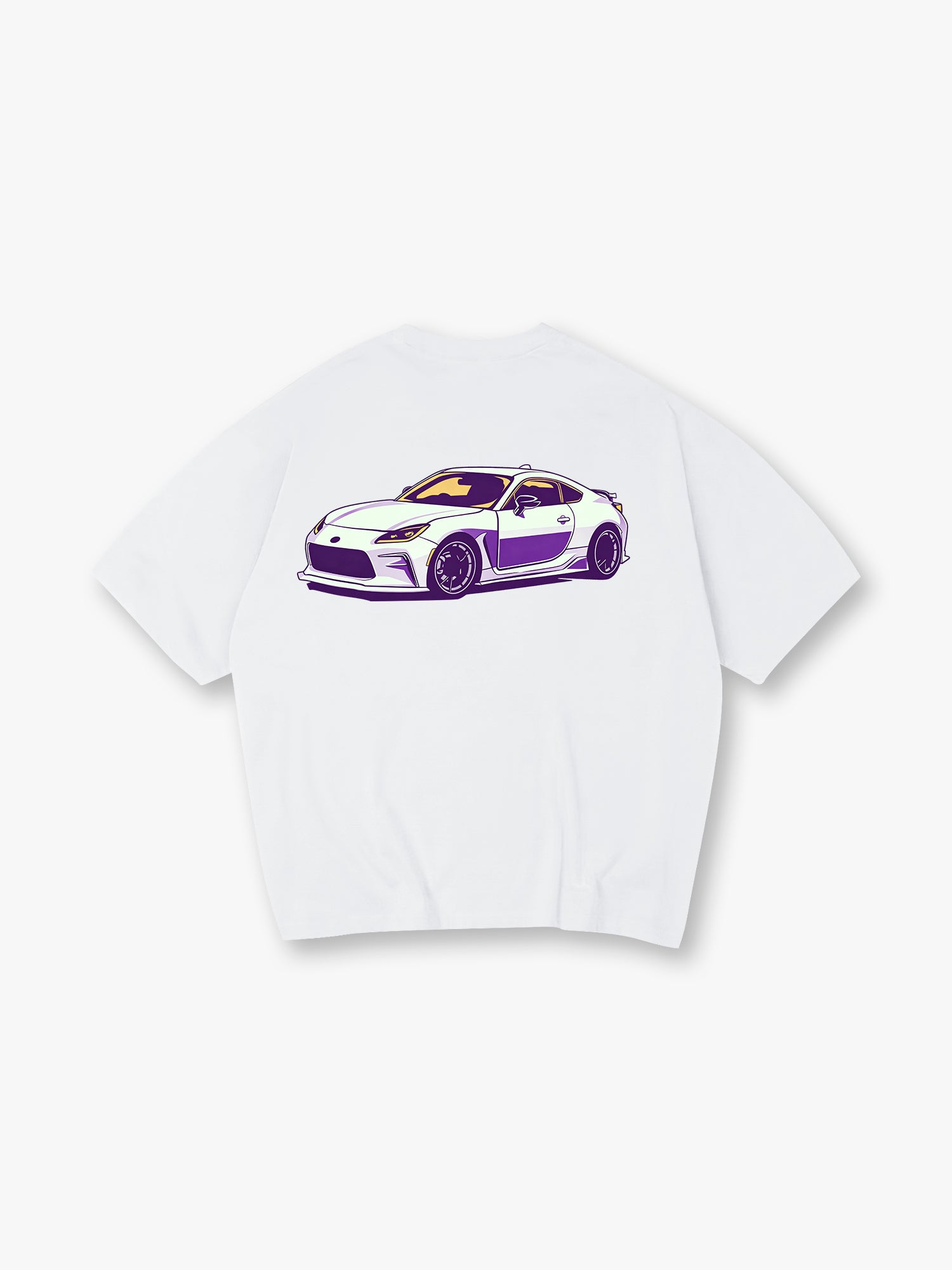 JDM Legends Japanese Modified Car Graphic T-Shirt, Drift Racing Street Style Short-Sleeve T-Shirt