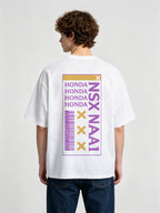 NSX NA1 JDM Text Barcode Back Print T-Shirt Automotive Streetwear Graphic Tee