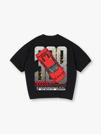 Classic Supercar Back Print T-Shirt Vintage Racing Car Graphic Streetwear Tee