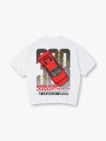 Classic Supercar Back Print T-Shirt Vintage Racing Car Graphic Streetwear Tee