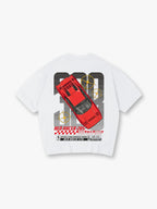 Classic Supercar Back Print T-Shirt Vintage Racing Car Graphic Streetwear Tee