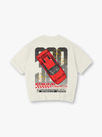 Classic Supercar Back Print T-Shirt Vintage Racing Car Graphic Streetwear Tee