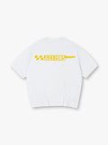 Checkered Racing Flag Back Print T-Shirt Motorsport Automotive Streetwear Graphic Tee