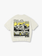 JDM Coupe Back Print T-Shirt Japanese Street Scene Automotive Graphic Streetwear Tee