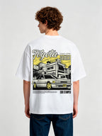 JDM Coupe Back Print T-Shirt Japanese Street Scene Automotive Graphic Streetwear Tee