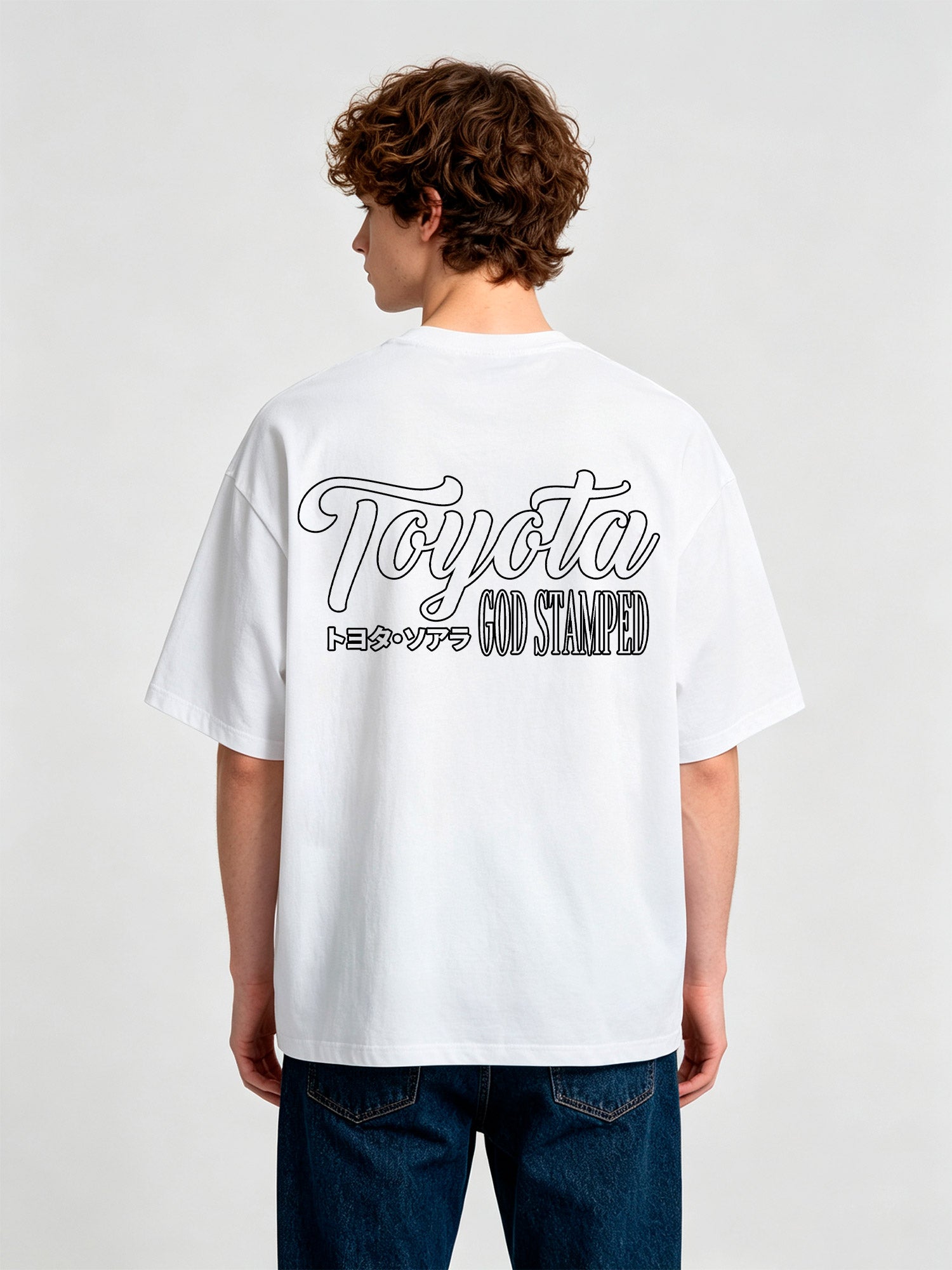 JDM Soarer Letter Back Print T-Shirt Japanese Automotive Streetwear Graphic Tee