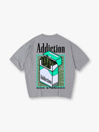 Cigarette Box Back Print T-Shirt JDM Car Tuning Graphic Short Sleeve Tee