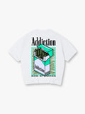Cigarette Box Back Print T-Shirt JDM Car Tuning Graphic Short Sleeve Tee
