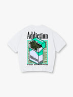 Cigarette Box Back Print T-Shirt JDM Car Tuning Graphic Short Sleeve Tee