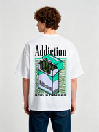 Cigarette Box Back Print T-Shirt JDM Car Tuning Graphic Short Sleeve Tee