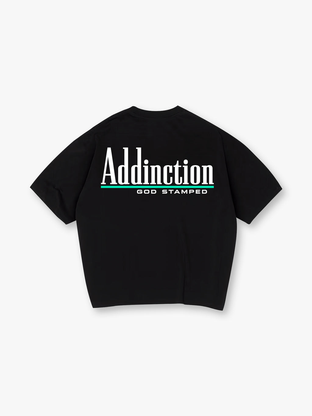 Addiction printed T-shirt, simple letter pattern short-sleeved T-shirt, casual street style pure cotton top