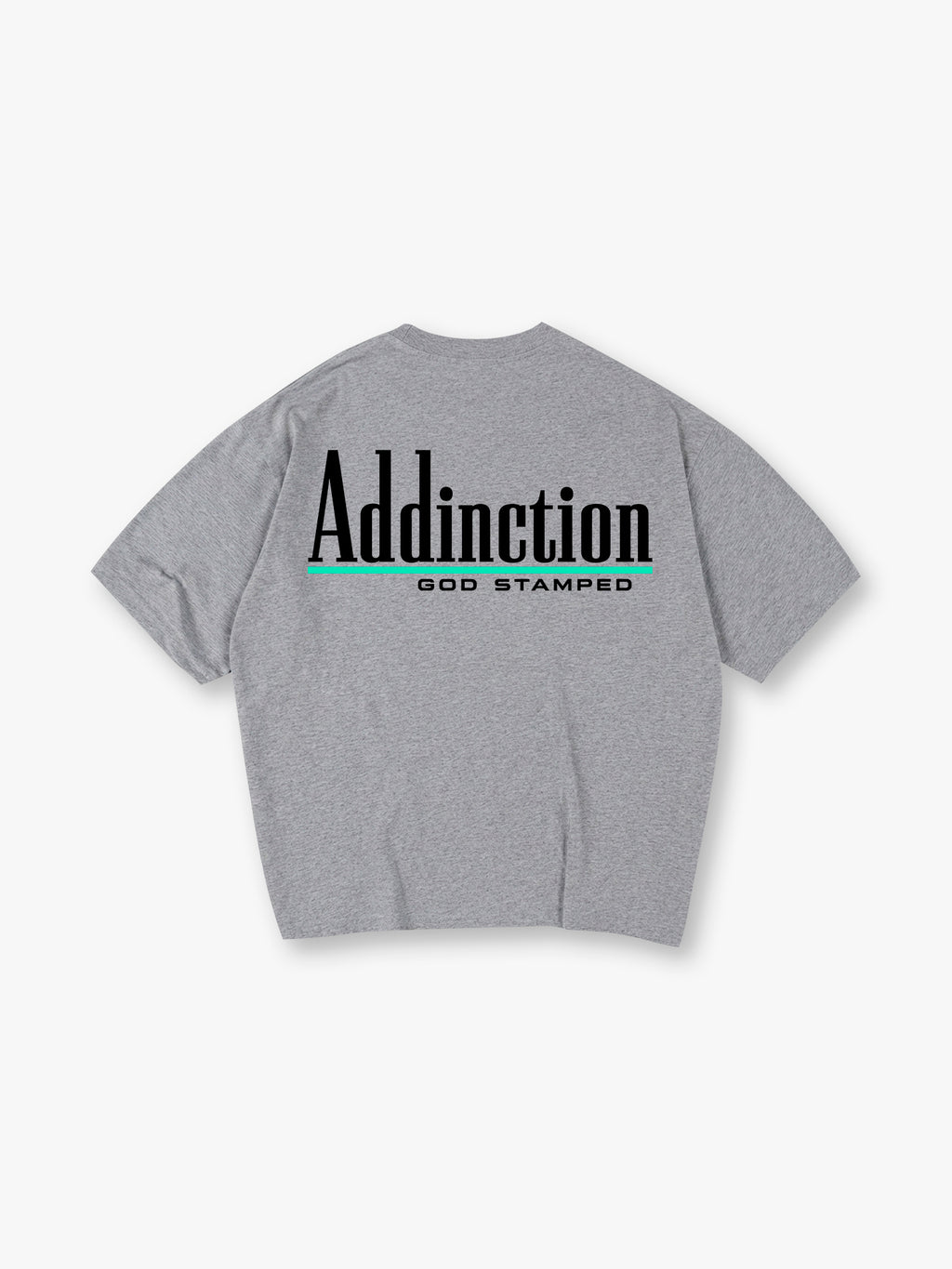 Addiction printed T-shirt, simple letter pattern short-sleeved T-shirt, casual street style pure cotton top