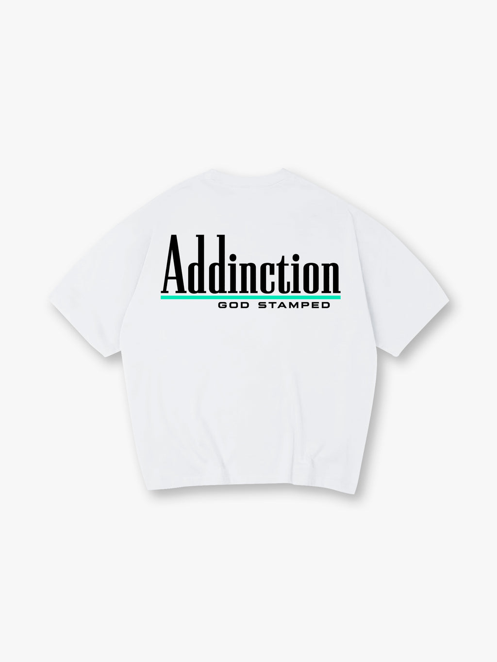Addiction printed T-shirt, simple letter pattern short-sleeved T-shirt, casual street style pure cotton top